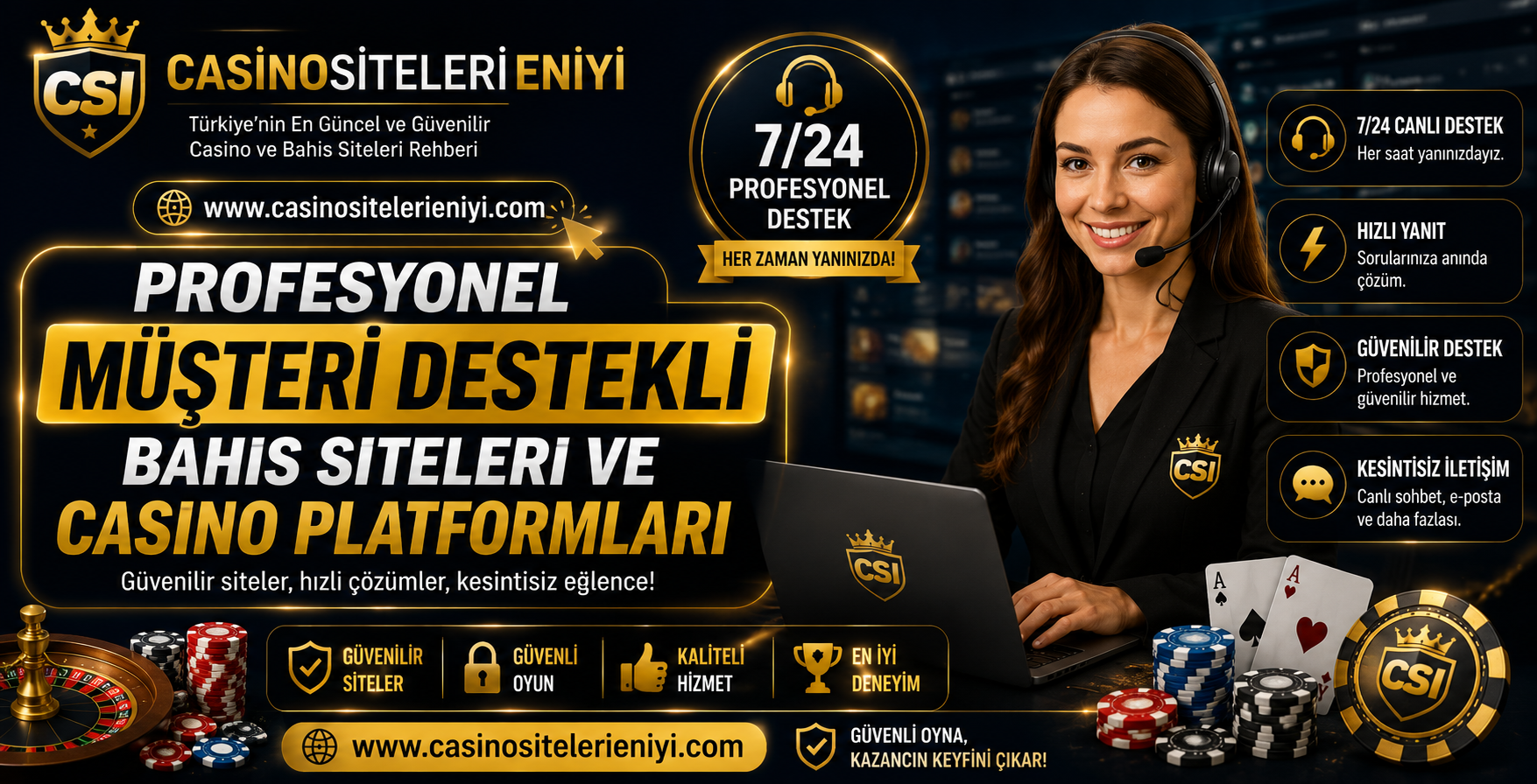 Profesyonel Müşteri Destekli Bahis Siteleri ve Casino Platformları