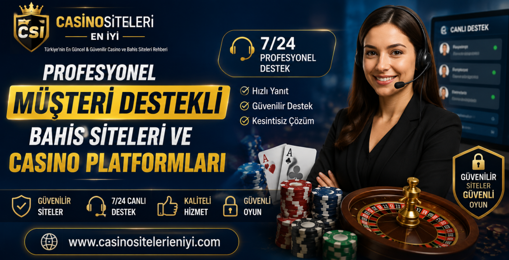 Profesyonel Müşteri Destekli Bahis Siteleri ve Casino Platformları