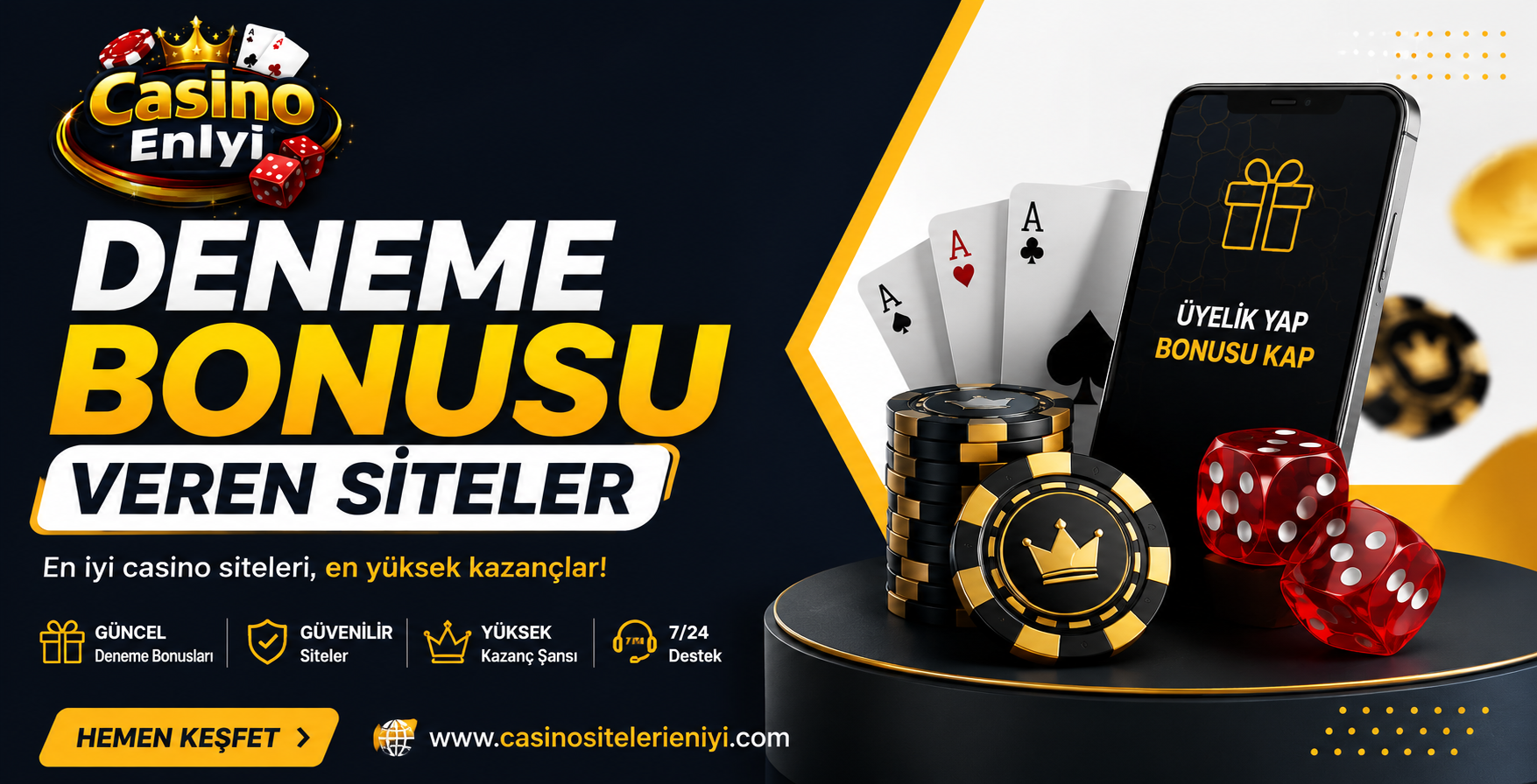 deneme bonusu veren siteler